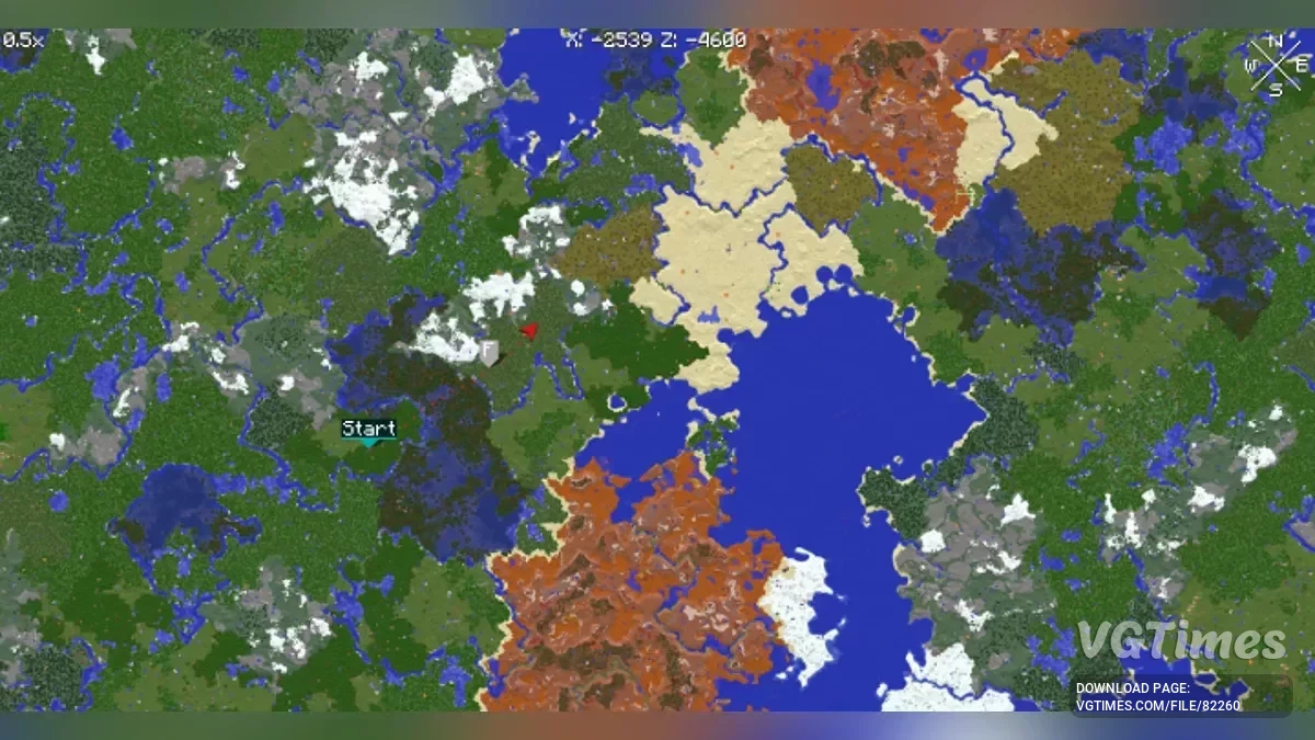 Minecraft — Полноэкранная карта