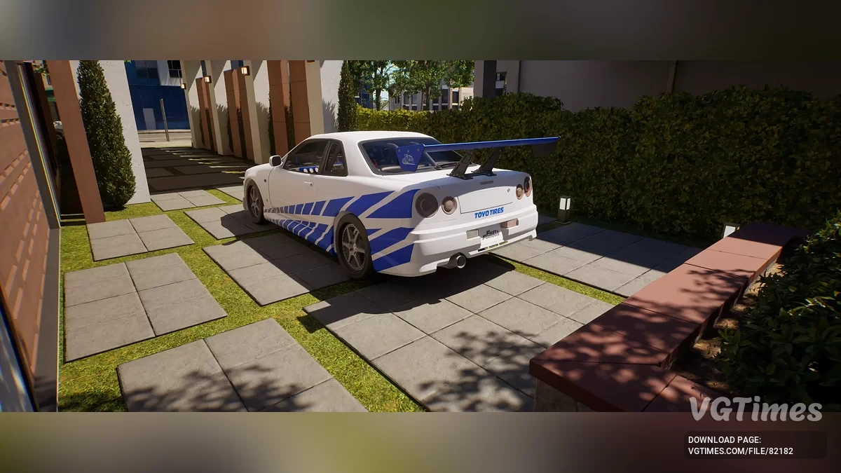 inZOI — R34 Skyline Пола Уокера (украшение)