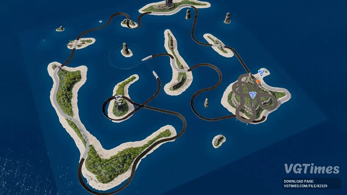 BeamNG.drive — Realm Racing Roaring Shores v1.0 (0.35.x)