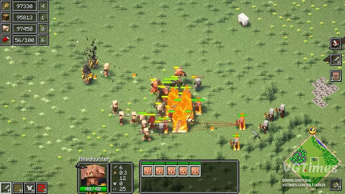 Minecraft — Reign of Nether - классическая RTS