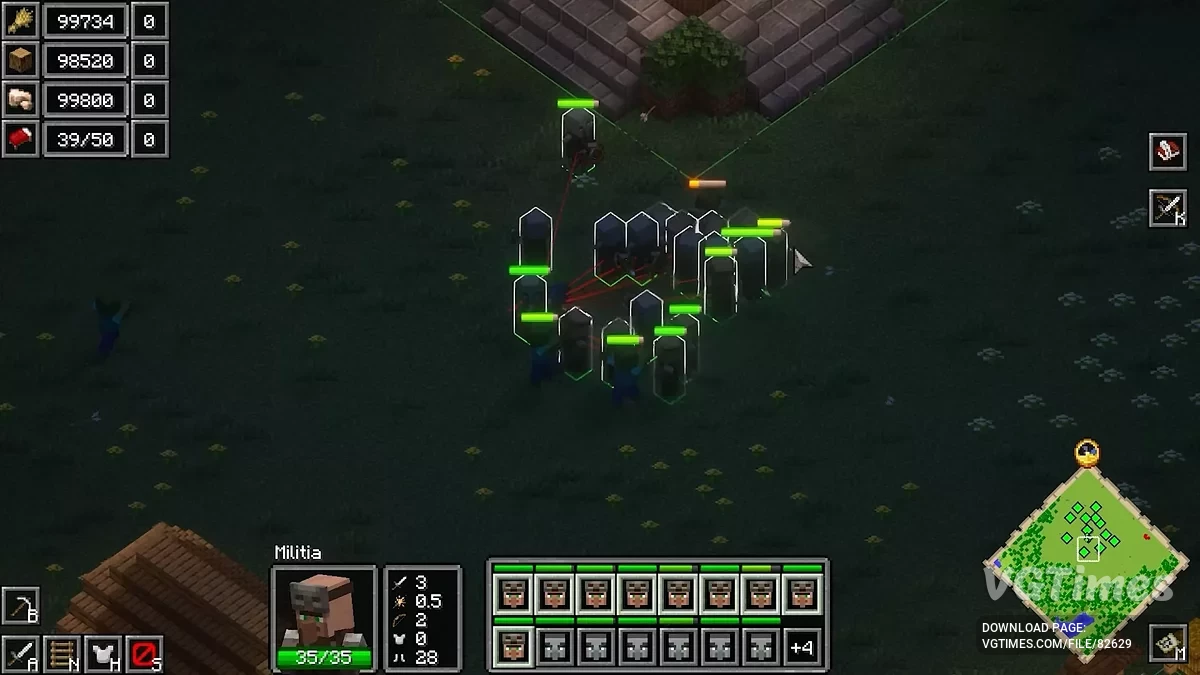 Minecraft — Reign of Nether - классическая RTS