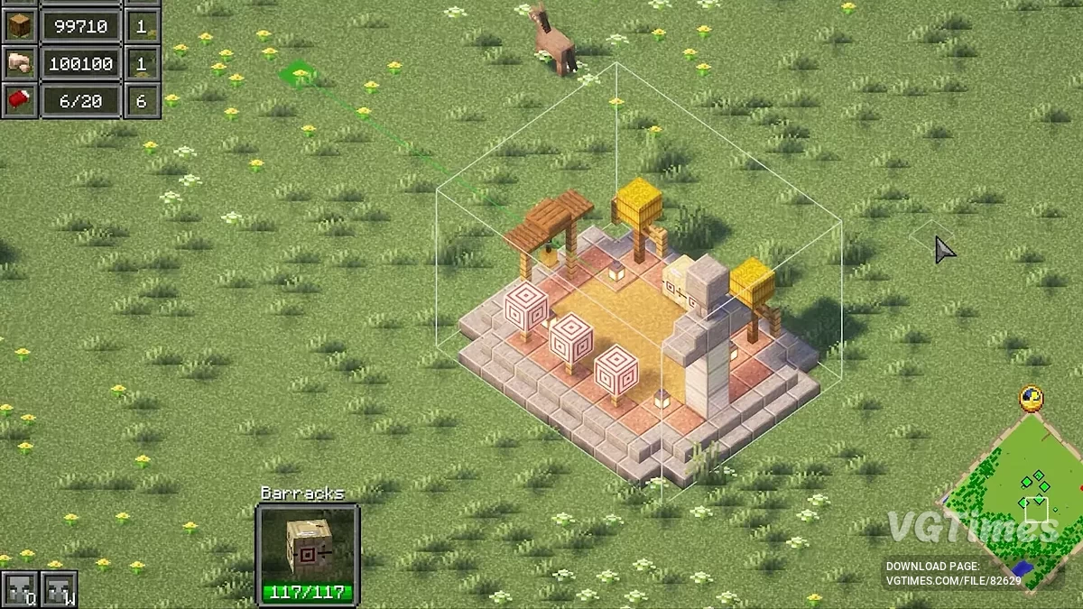 Minecraft — Reign of Nether - классическая RTS