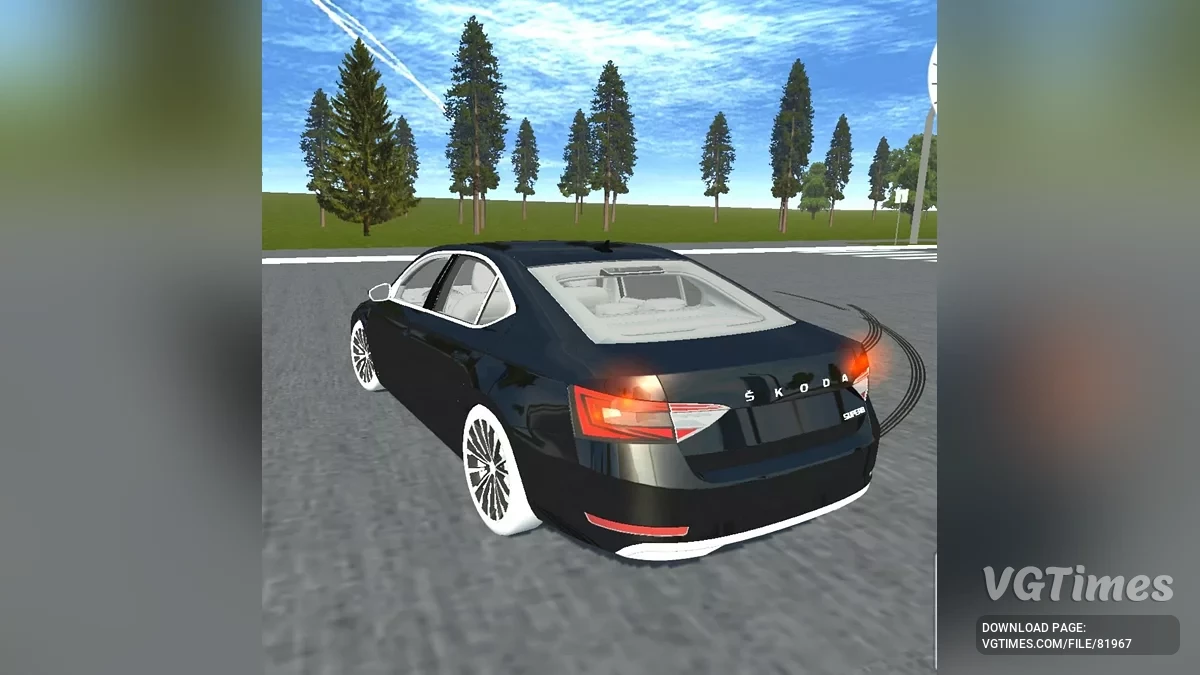 Simple Car Crash Physics Sim — Skoda Superb Stage2