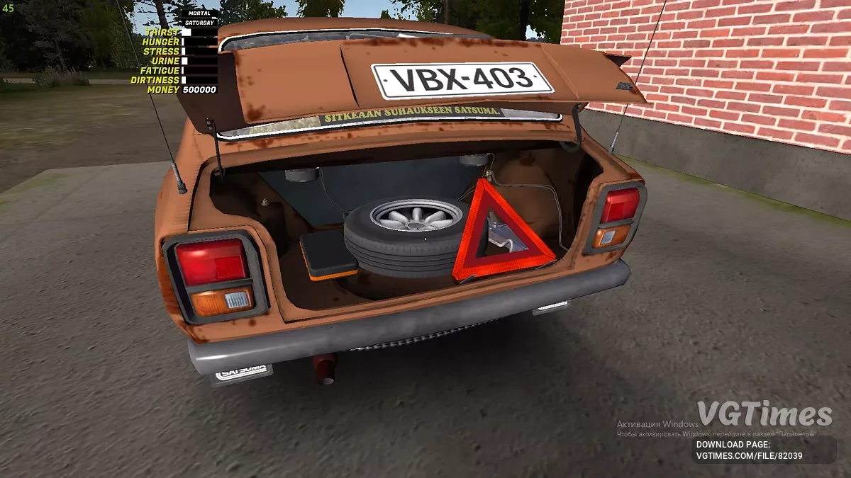 My Summer Car — Тюнингованная Сатсума, 500к марок и укомплектованный багажник для дальних поездок