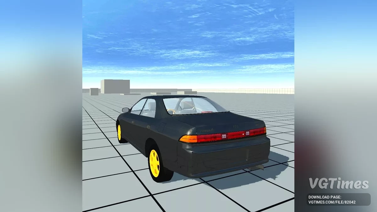 Not Simple Car Crash — Toyota Mark 2 Stock