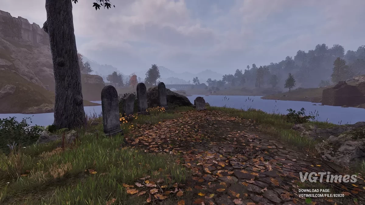 The Elder Scrolls 4: Oblivion Remastered — Увеличенное кладбище