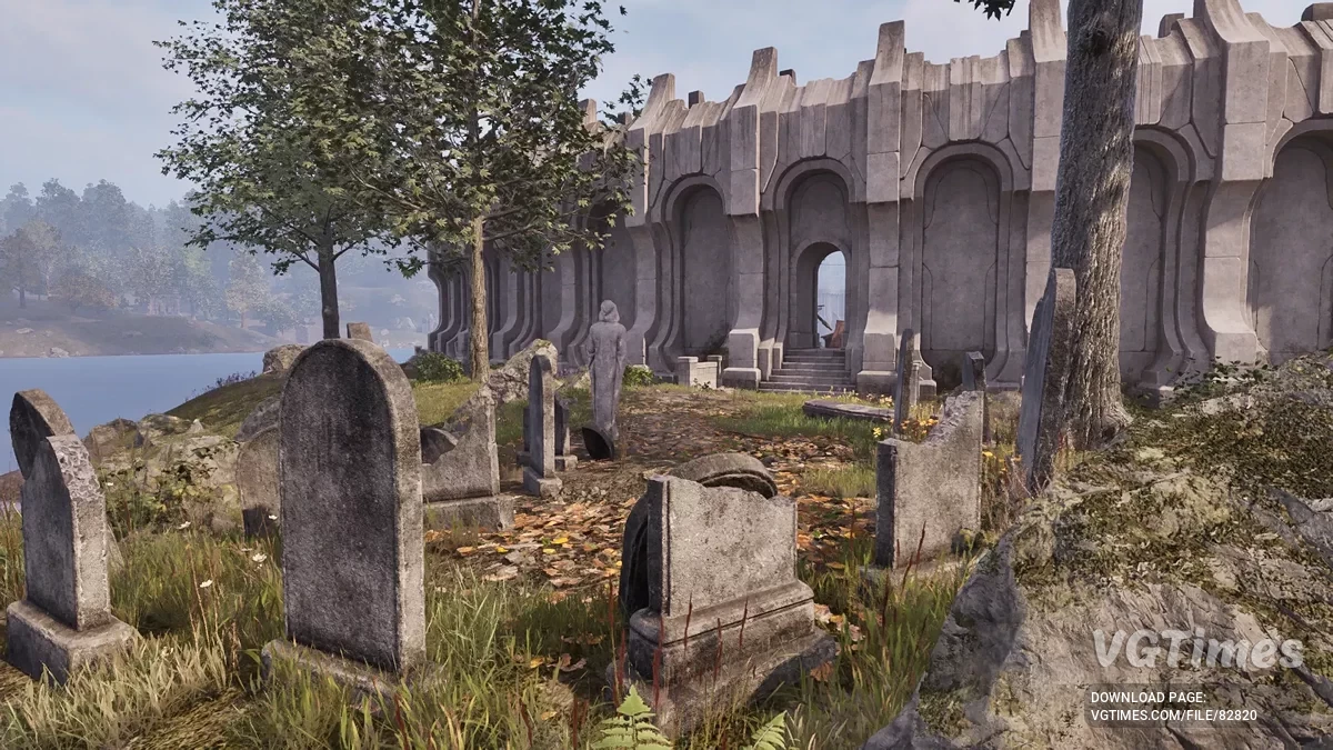 The Elder Scrolls 4: Oblivion Remastered — Увеличенное кладбище