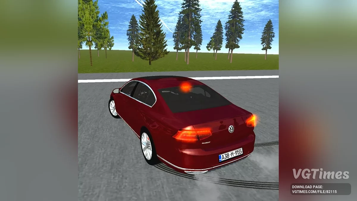 Simple Car Crash Physics Sim — Volkswagen Passat B8