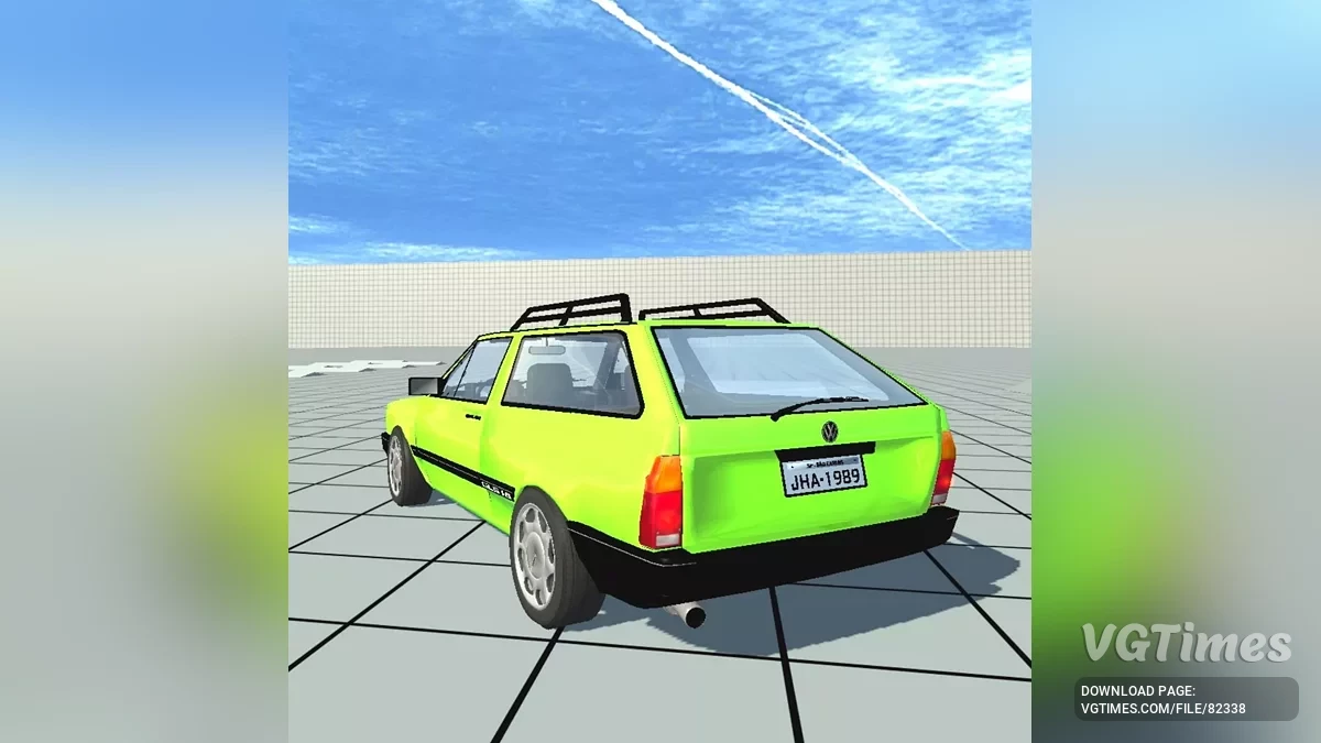 Not Simple Car Crash — VW Parati GLS 1989
