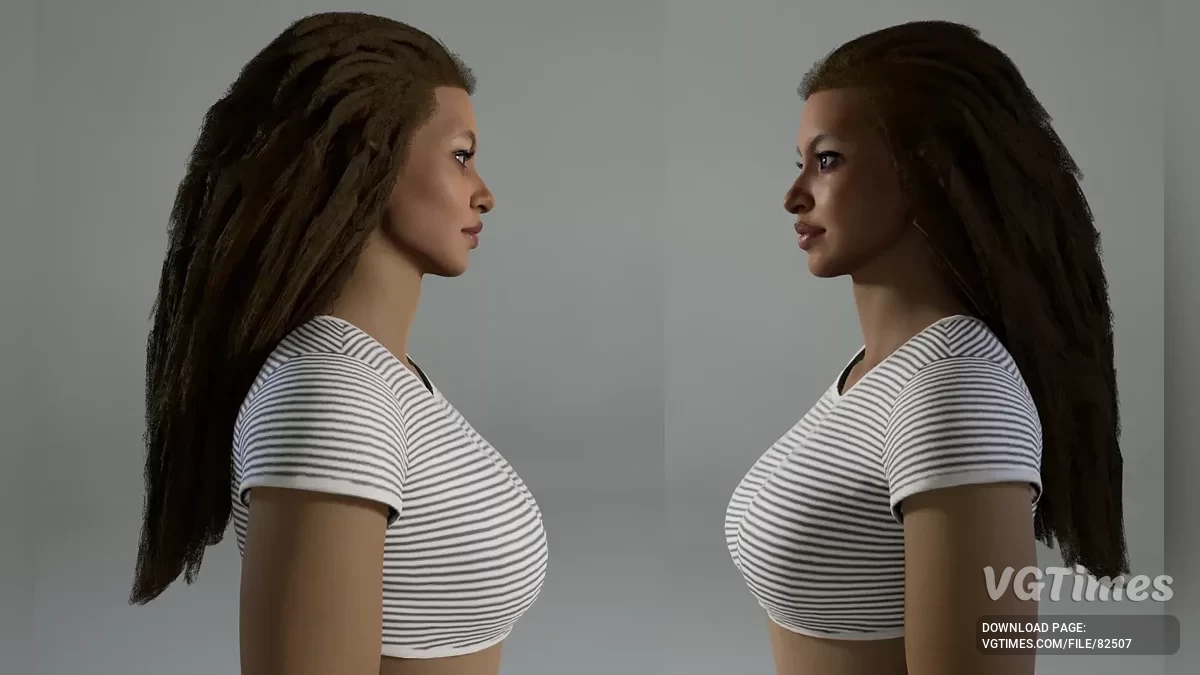 inZOI — Замена более длинных локонов