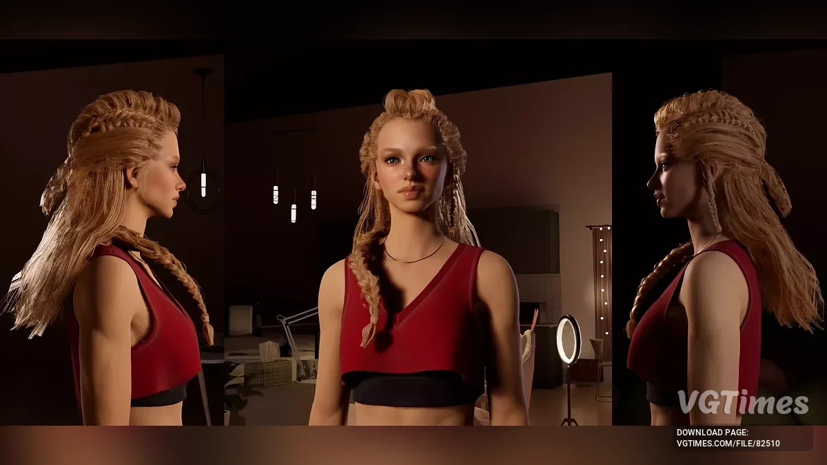 inZOI — Женская коса викинга