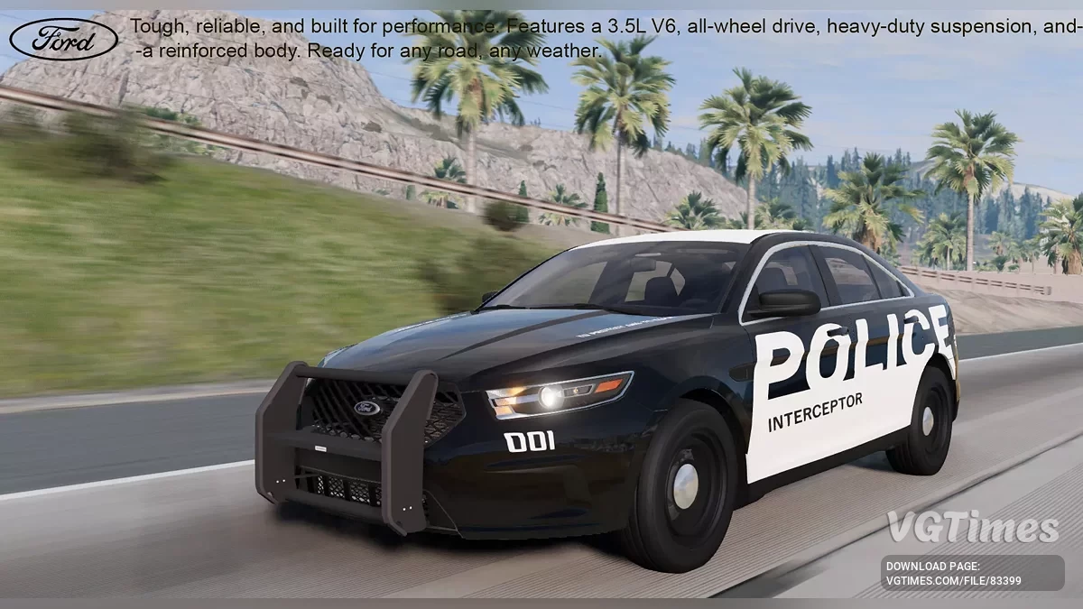 BeamNG.drive — 2010-2015 Ford Taurus (FPIS) v1.1 (0.35.x)