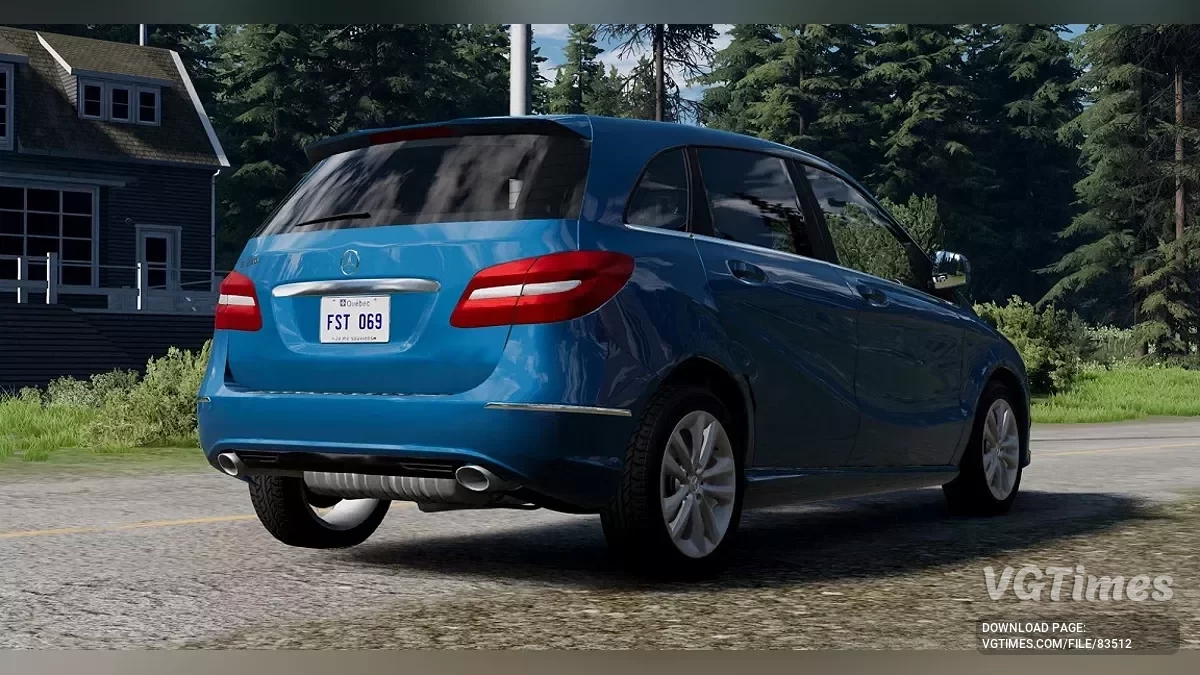 BeamNG.drive — 2011-2014 Mercedes-Benz B-Class v2.2 (0.35.x)