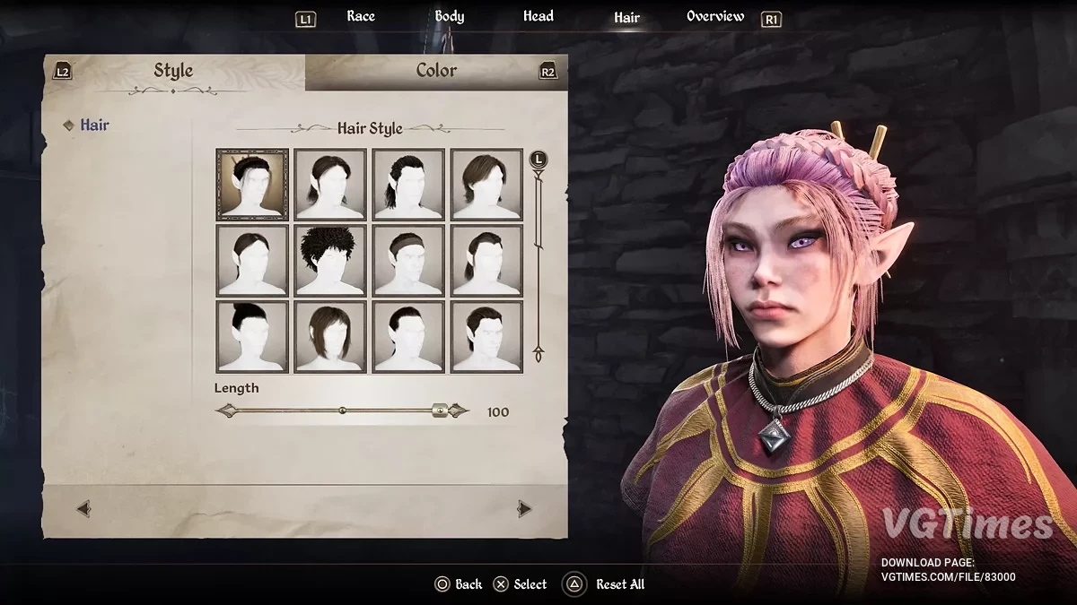 The Elder Scrolls 4: Oblivion Remastered — Аяка - молодая эльфийка