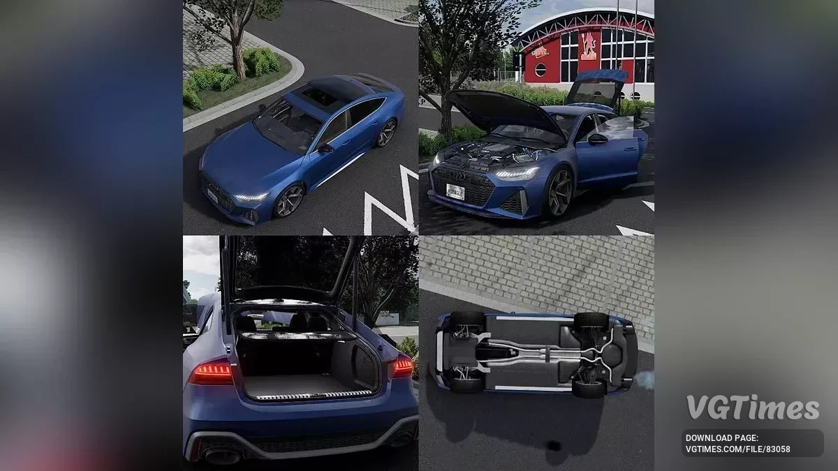 BeamNG.drive — Audi A,S,RS7 4K8/C8 v1.6.1 (0.35.x)