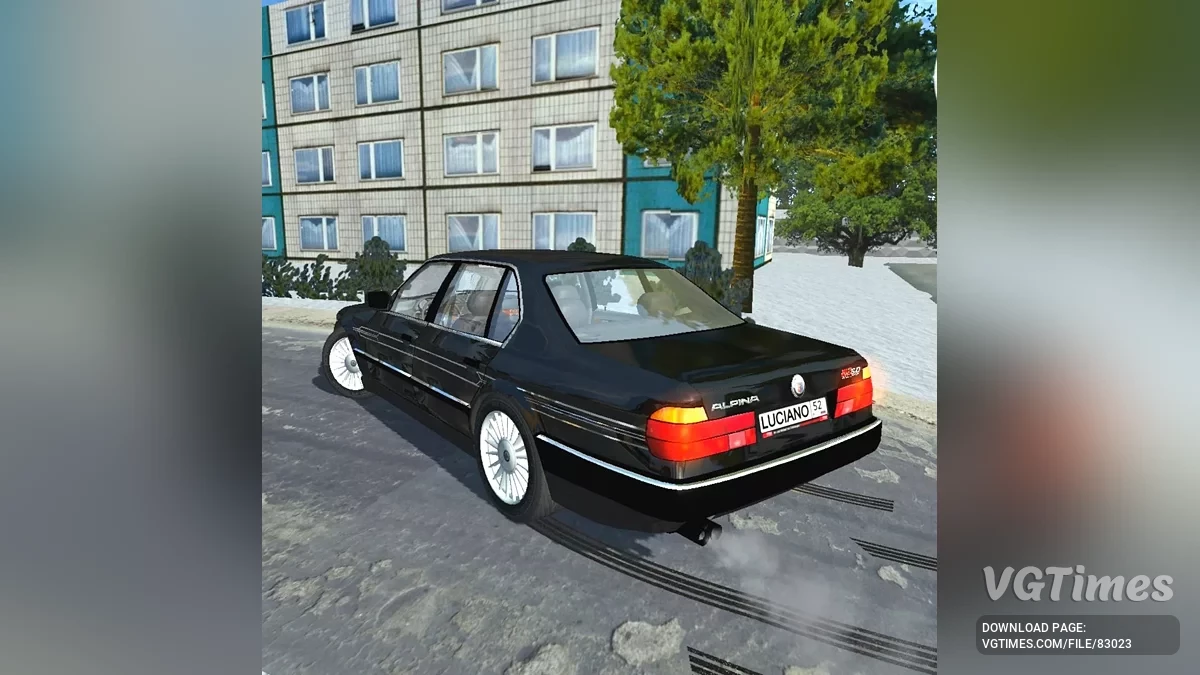 Simple Car Crash Physics Sim — BMW Alpina E32