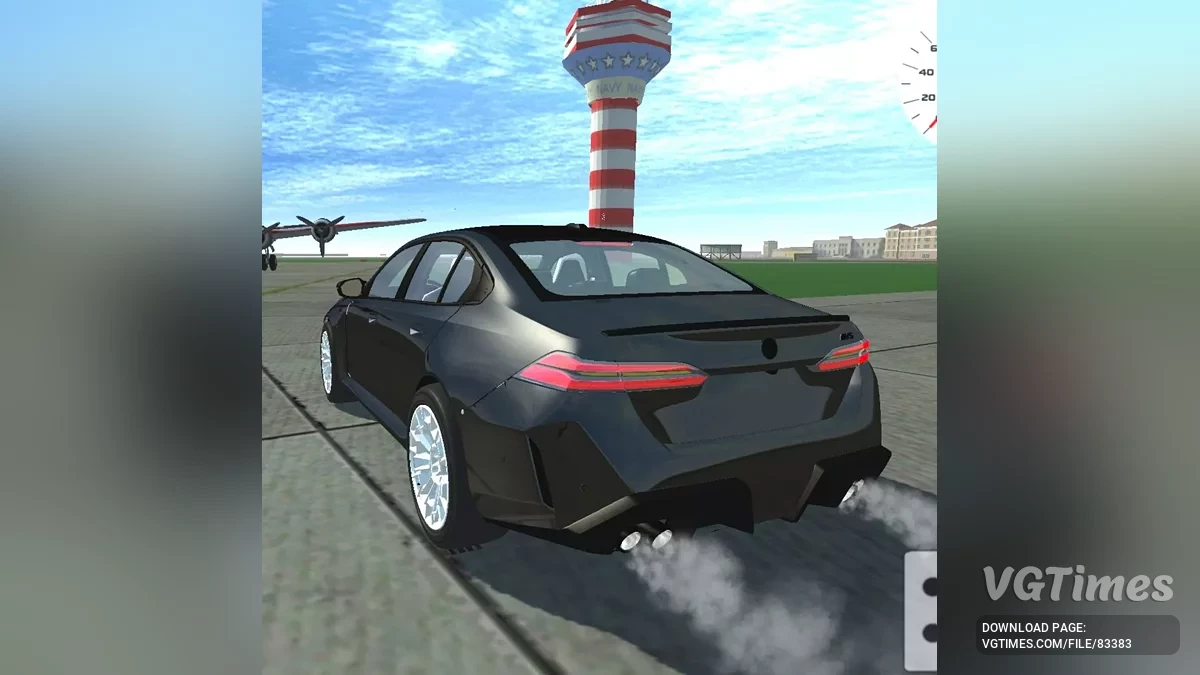 Simple Car Crash Physics Sim — BMW M5 G90