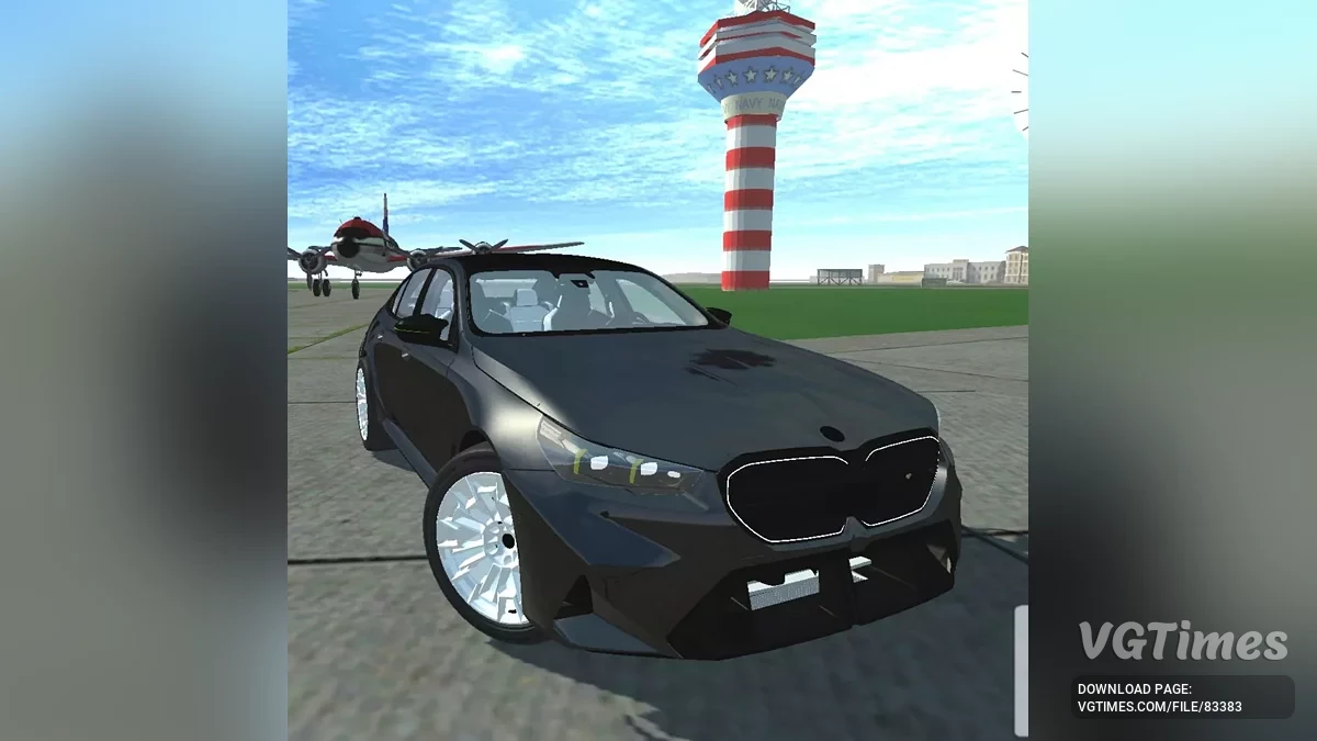 Simple Car Crash Physics Sim — BMW M5 G90