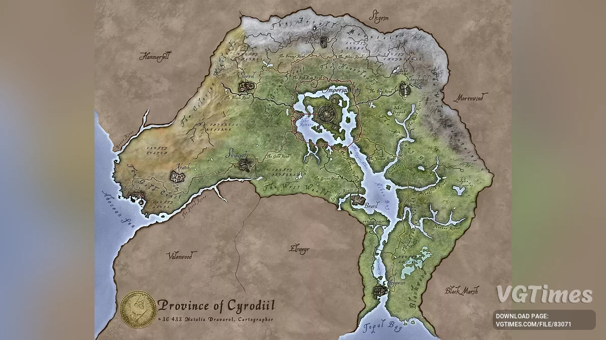 The Elder Scrolls 4: Oblivion Remastered — Более полная карта мира