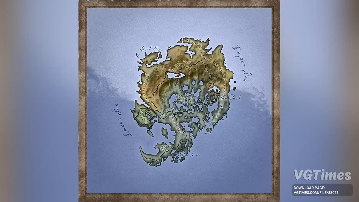 The Elder Scrolls 4: Oblivion Remastered — Более полная карта мира