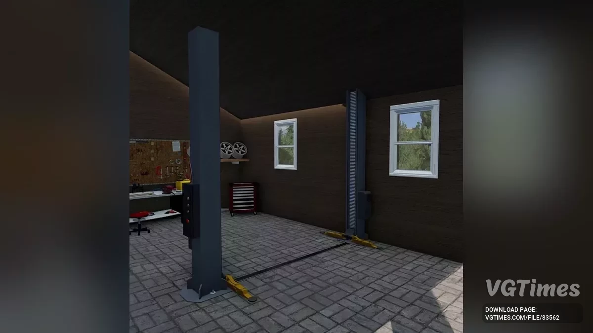 BeamNG.drive — Двухстоечный подъемник v1.0 (0.35.x)