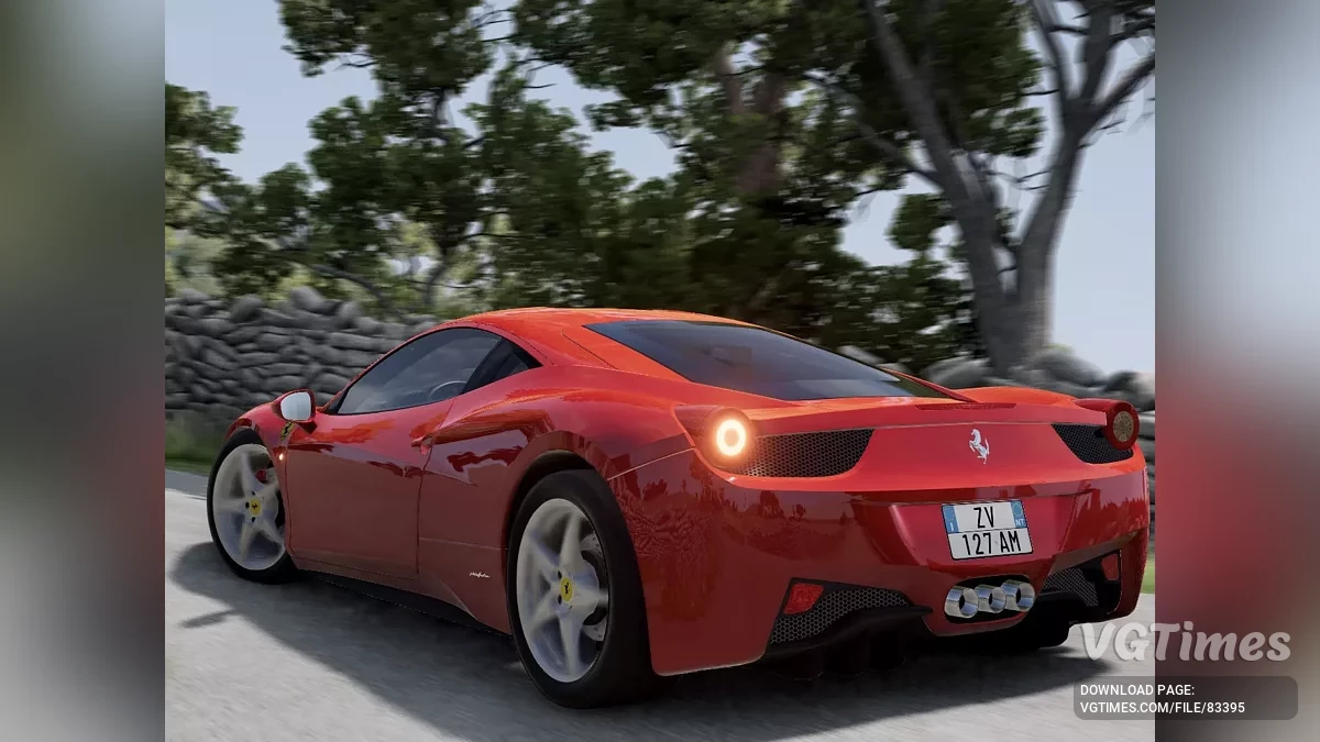 BeamNG.drive — Ferrari 458 Italia (PM) v1.0 (0.35.x)