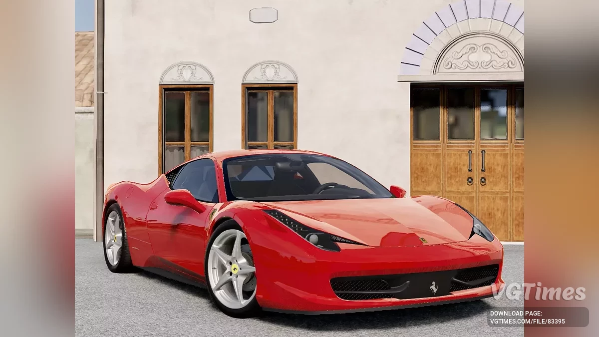 BeamNG.drive — Ferrari 458 Italia (PM) v1.0 (0.35.x)