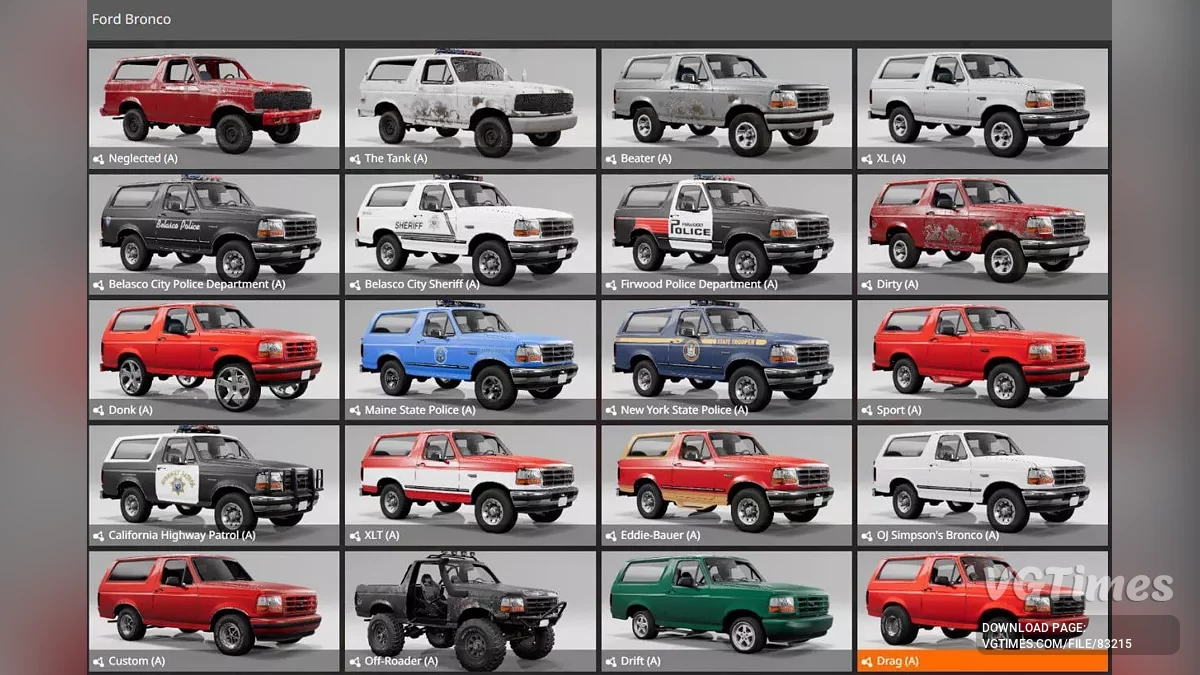 BeamNG.drive — Ford Bronco (0.35.x)