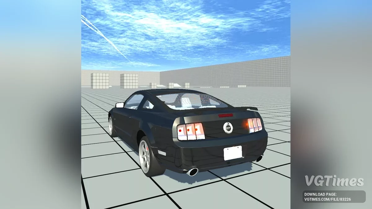 Not Simple Car Crash — Ford Mustang 2005