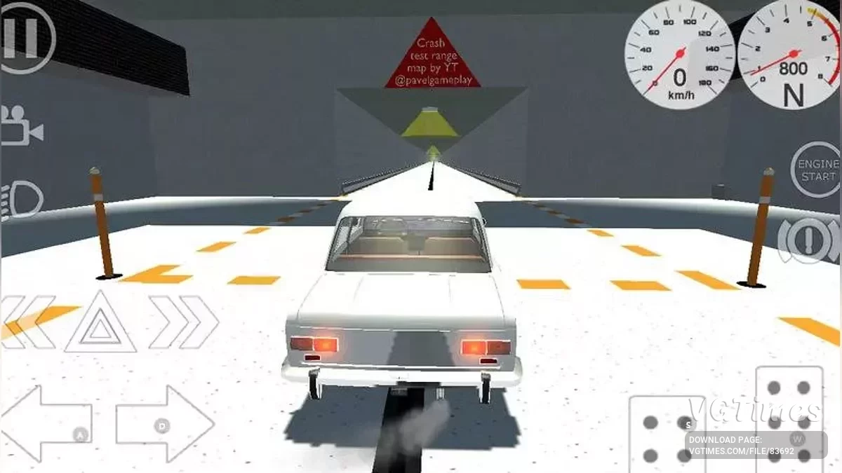 Simple Car Crash Physics Sim — Карта для краш-тестов