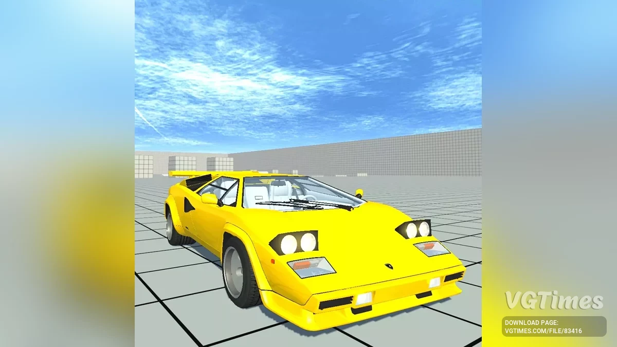 Not Simple Car Crash — Lamborghini Countach