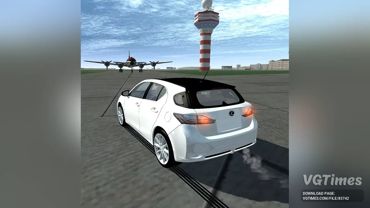 Simple Car Crash Physics Sim — Lexus CT200