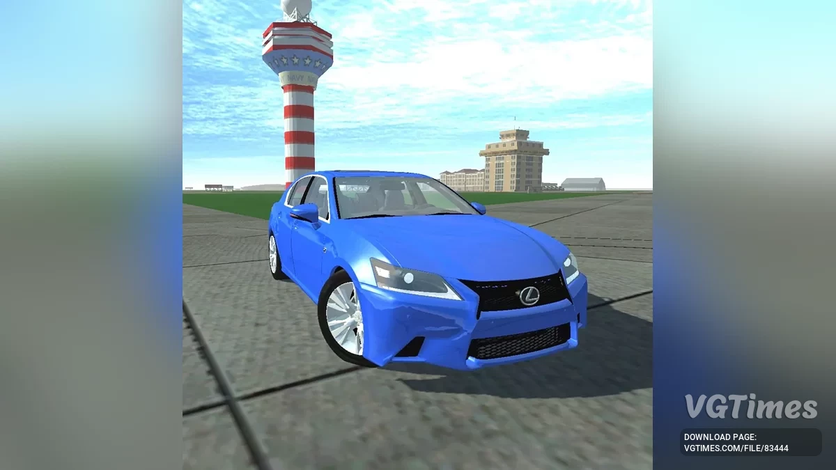Simple Car Crash Physics Sim — Lexus GS350-F