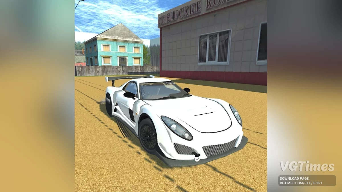 Simple Car Crash Physics Sim — Mazda RX-7