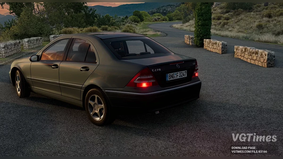 BeamNG.drive — Mercedes-Benz C-Class W203 v5.0 (0.35.x)