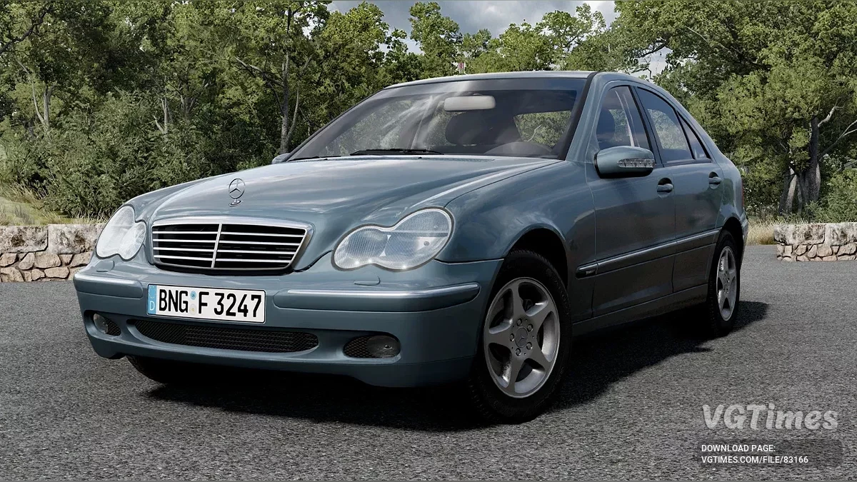 BeamNG.drive — Mercedes-Benz C-Class W203 v5.0 (0.35.x)
