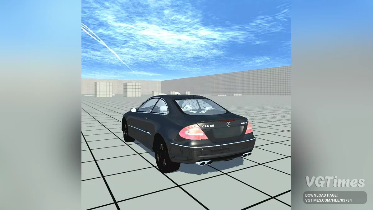Not Simple Car Crash — Mercedes-Benz CLK 55 AMG