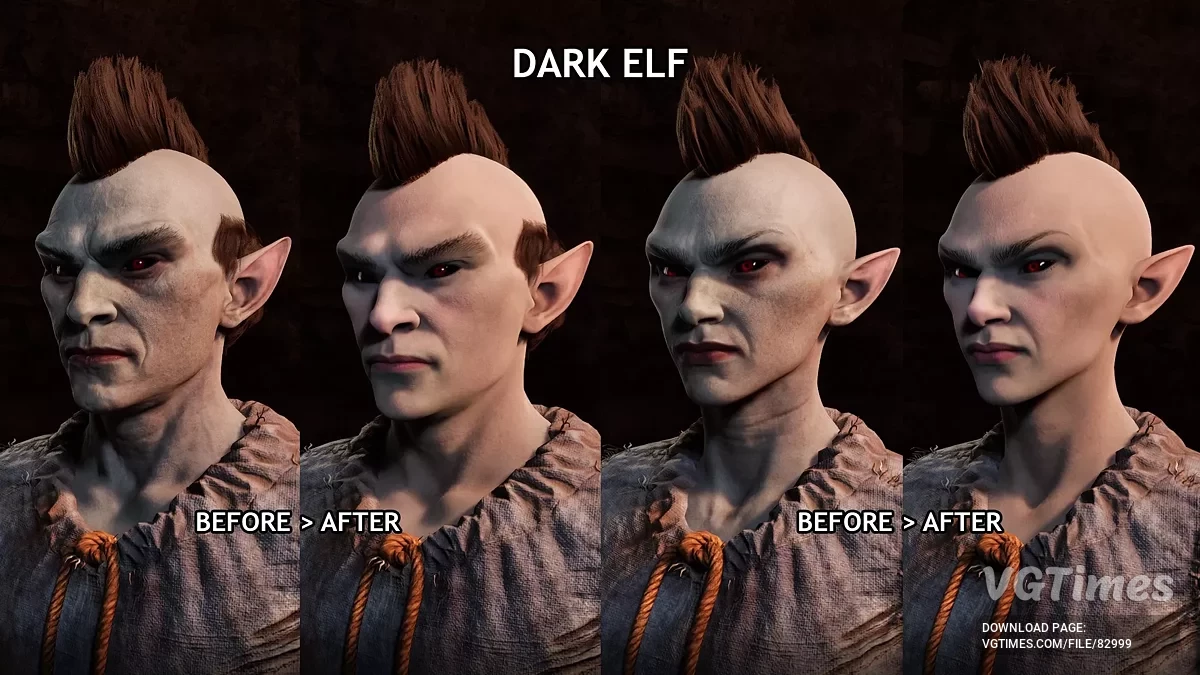 The Elder Scrolls 4: Oblivion Remastered — Новые текстуры для молодых лиц