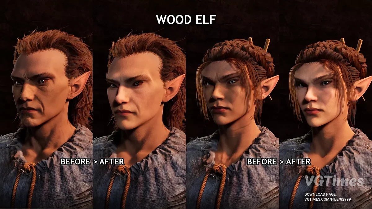 The Elder Scrolls 4: Oblivion Remastered — Новые текстуры для молодых лиц