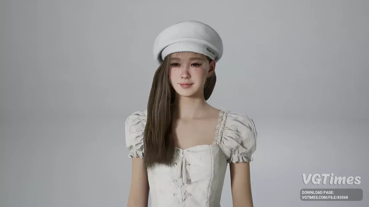 inZOI — Распущенные длинные волосы