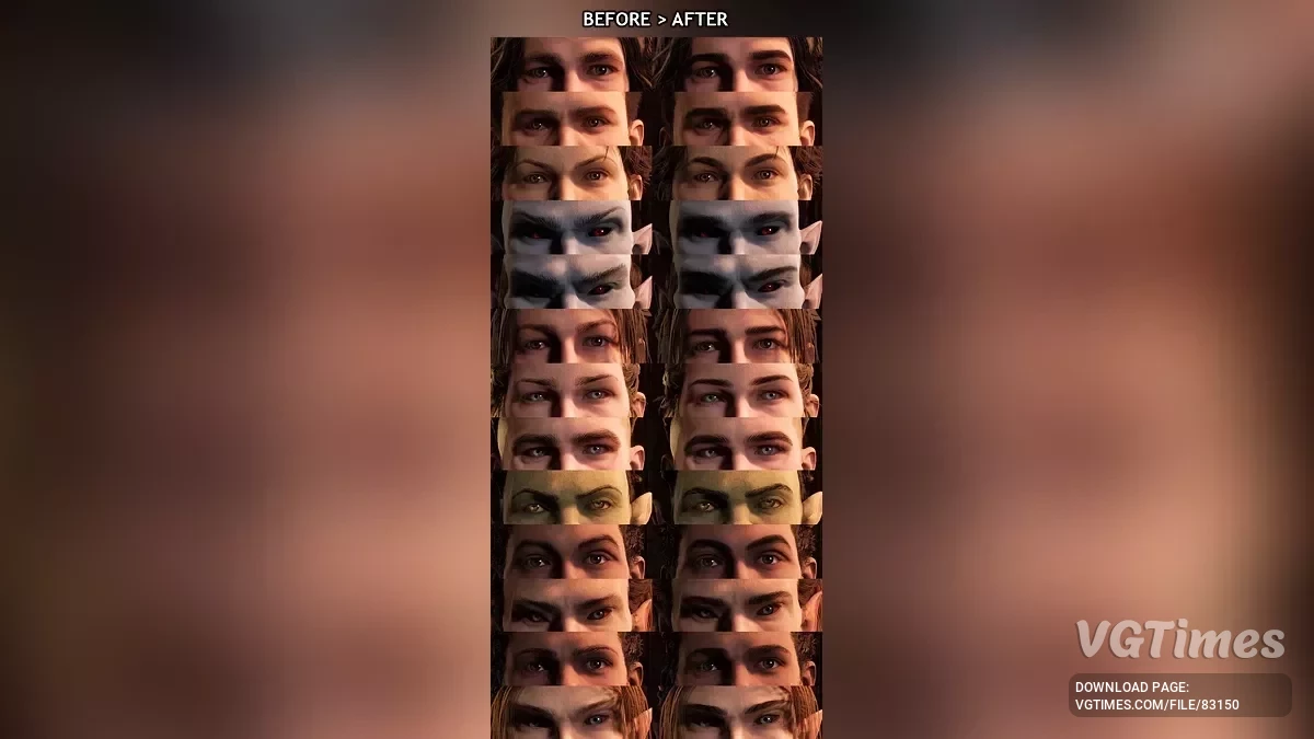 Ретекстур бровей