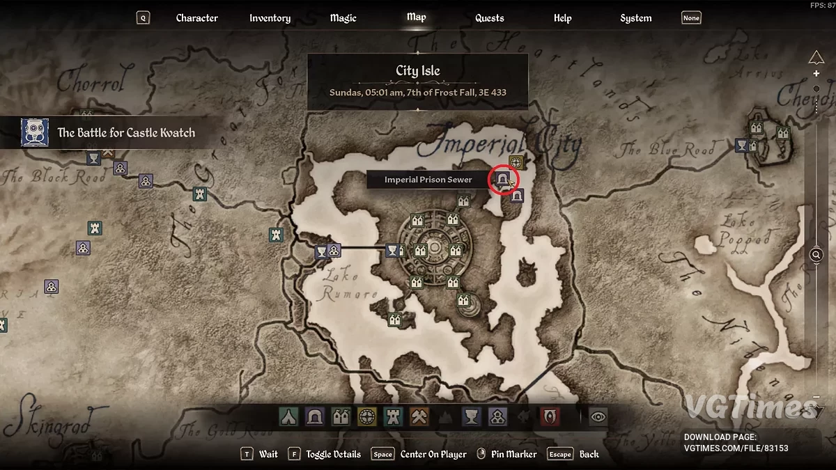 The Elder Scrolls 4: Oblivion Remastered — Стартовый лагерь Эли