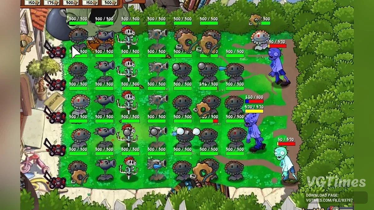 Plants vs. Zombies — The Metal Souls Beta — роботы, киборги, стимпанк [1.7]