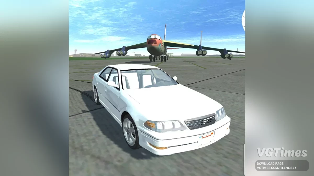 Simple Car Crash Physics Sim — Toyota Mark 2 JZX100