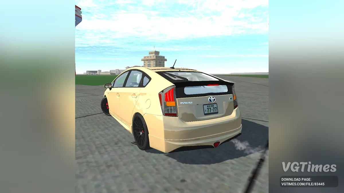 Simple Car Crash Physics Sim — Toyota Prius (2011) pack