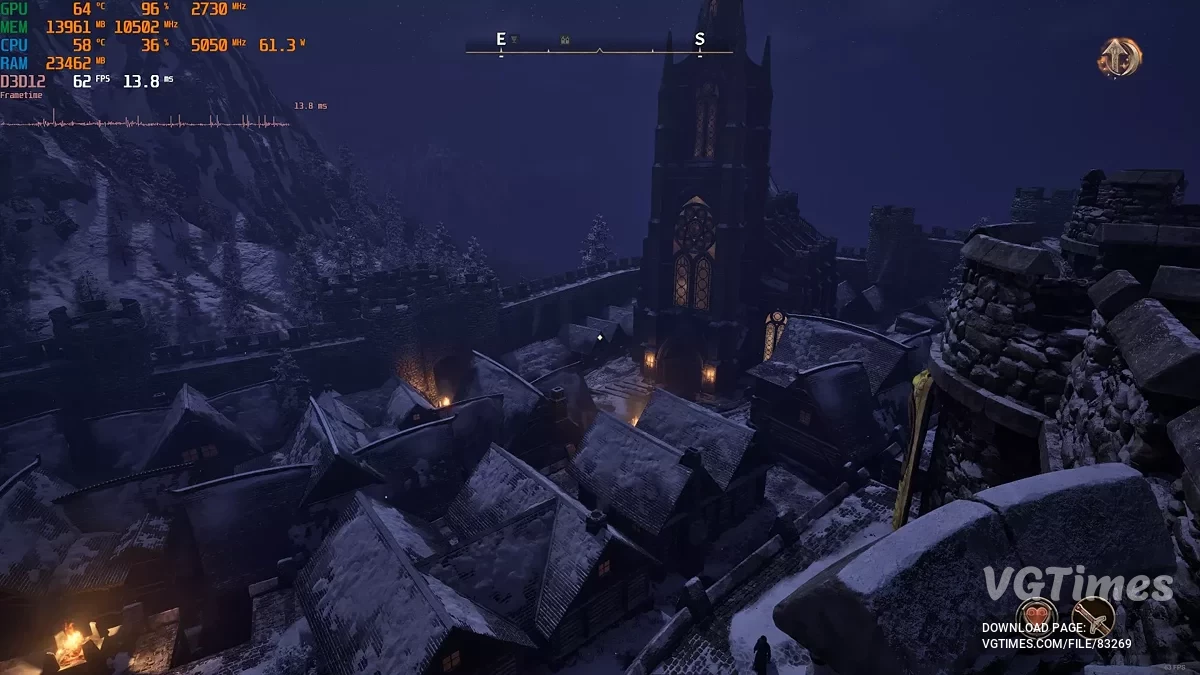 The Elder Scrolls 4: Oblivion Remastered — Увеличенный радиус освещения