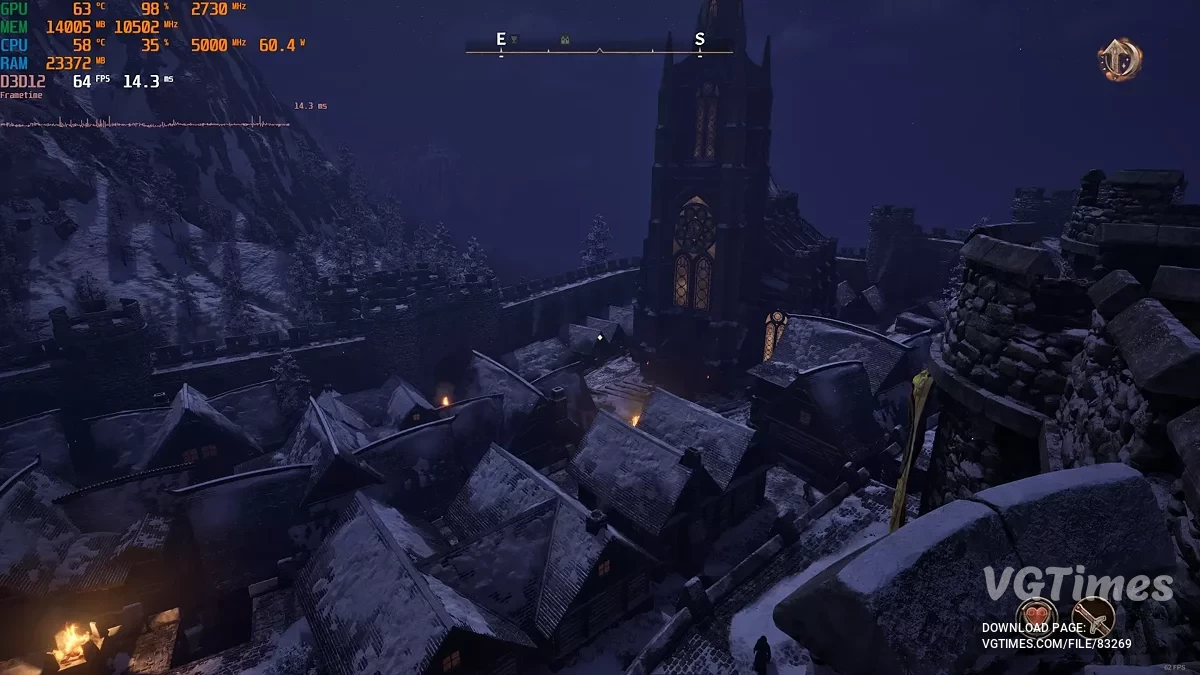 The Elder Scrolls 4: Oblivion Remastered — Увеличенный радиус освещения