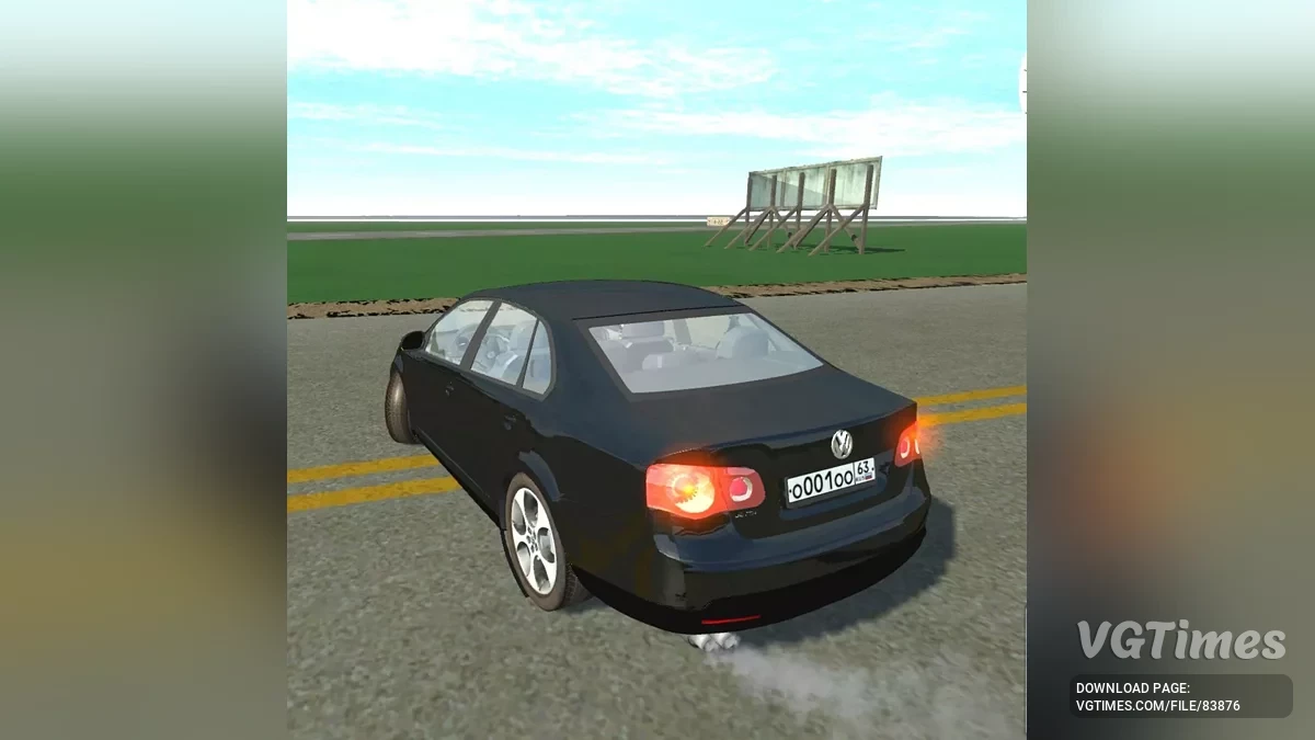 Simple Car Crash Physics Sim — Volkswagen Jetta A5