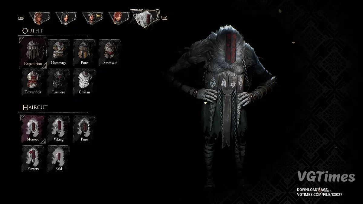 Clair Obscur: Expedition 33 — Вся одежда разблокирована