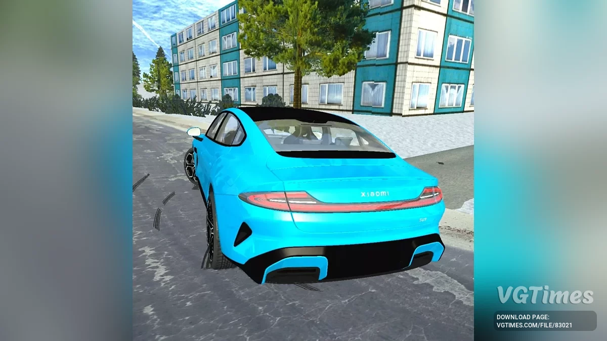 Simple Car Crash Physics Sim — Xiaomi SU7